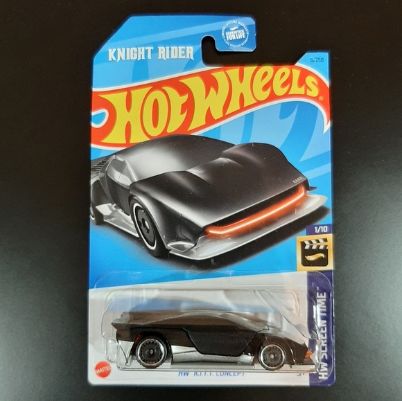 Hot Wheels Knight Rider K.I.T.T. Concept Black 2023 HW Screen Time Collection - Picture 3 of 11